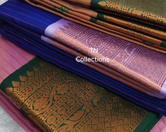 Kanjivaram Vairaoosi Bridal Silk Sarees Southindian traditional wedding Ethnic wear sari