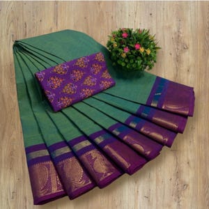 Pure Chettinad Cotton Sarees