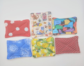 Reusable Kitchen Sponge with Scrubber Mesh & Terry Cloth | Washable Eco-Friendly 5x4” Sponge | Zero Waste Sustainable Dish Cleaning Pad