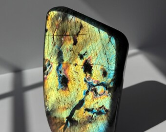 Super Flashy XL Golden Yellow Labradorite Freeform