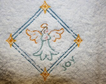 Handmade angel guest towel