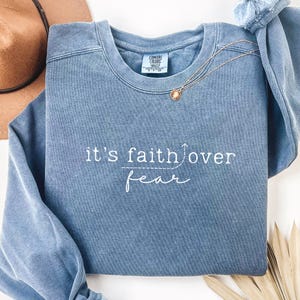 Faith Over Fear PNG: Christian Graphics (Digital Download)