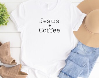 Jesus + Café PNG: Gráfico baseado na fé cristã (download digital)
