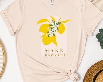 Make Lemonade PNG, Citrus Graphic, Lemon Shirt (Digital Download)