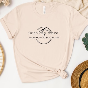 Faith Can Move Mountains PNG: Christian Graphics (Digital Download)