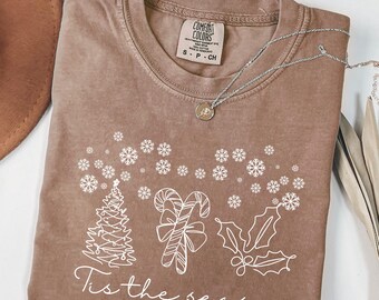 Tis The Season Christmas PNG: Winter Sublimation Design (Digital Download)