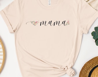 Mama Floral PNG: Gráficos para o Dia das Mães (Download Digital)