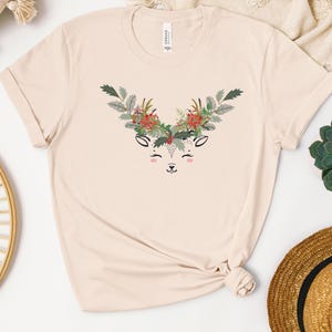 Festive Reindeer Christmas PNG, Winter PNG, Digital Download, PNG For Sublimation, Instant Download, Christmas Season