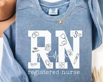 Registered Nurse PNG: RN Life, Nurse Appreciation (Digital Download)