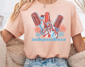 Lady Liberty 4 juillet PNG : Patriotic USA Design (téléchargement numérique)