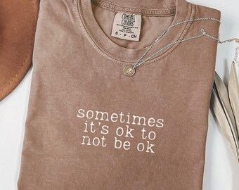 It's Ok Mental Health PNG: Positive Affirmation Quotes (Digital Download)