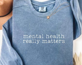 Mental Health Matters PNG: Positive Quote Graphic (Digital Download)