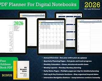 2026 PDF Calendar Planner