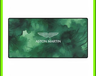 Aston Martin F1 Watercolor Mouse Pad: Racing Fan Desk Mat