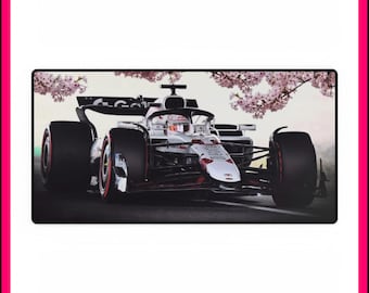 Red Bull F1 Mouse Pad | Suzuka Circuit, Cherry Blossom Racing Desk Mat