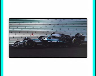 Mercedes F1 W15 Desk Mat – Lewis Hamilton Racing Mouse Pad