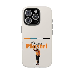 Oscar Piastri Phone Case | McLaren F1 2024 iPhone Samsung Cover | Australian GP Style F1 Fan Gift | Formula 1 Oscar Case | Racing Phone Case