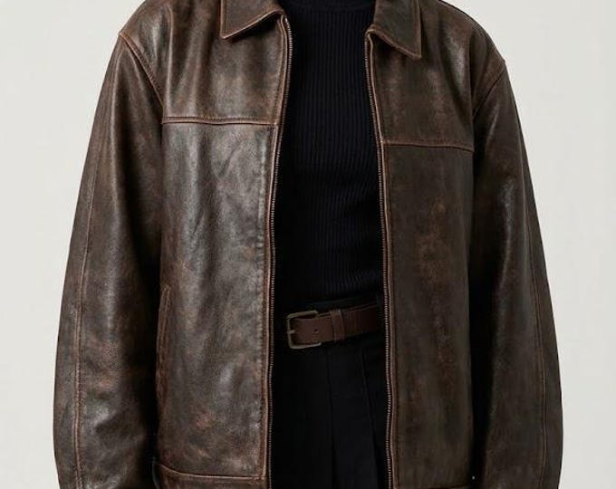 Women's Brown Lambskin Leather Bomber Jacket – Slim Fit Genuine Handmade Vintage Coat