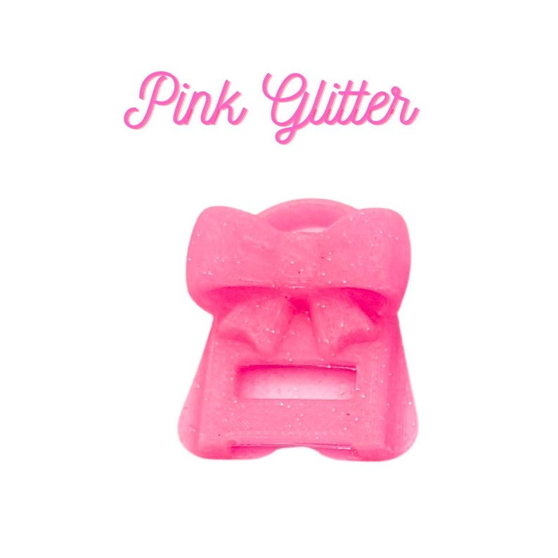Bow Popper Soda Can Tab Opener Pink Glitter