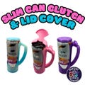 Slim Can Clutch with Lid: 12oz Slim Drink Holder - Customizable