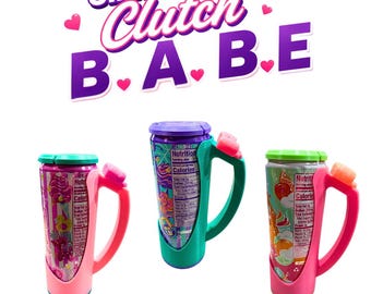 Slim Can Clutch B.A.B.E. (Big Accent Bow Edition) 12oz Holder