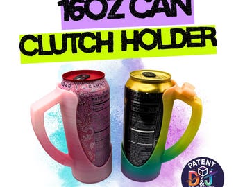 Anpassbare 16 Unzen Dosenhalter Clutch, Energy Drink Halter, viele Farben