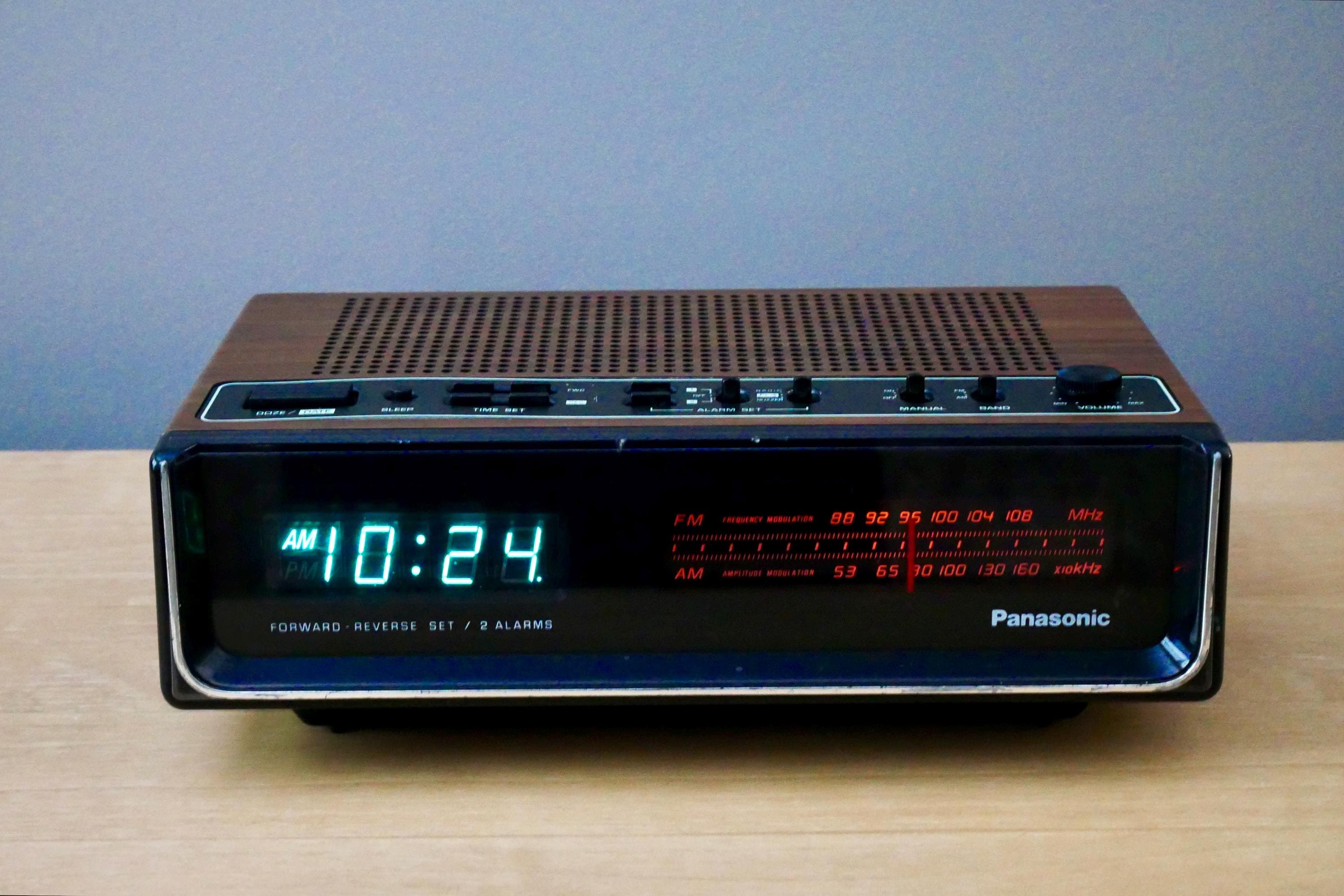 Panasonic clock radio - Etsy 日本