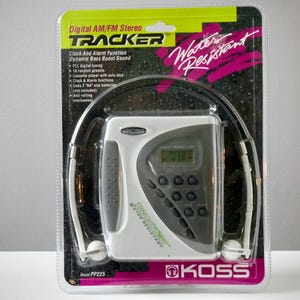 Vintage Koss Portable Cassette Player & Headphones | Sealed Original Packaging | Water-Resistant