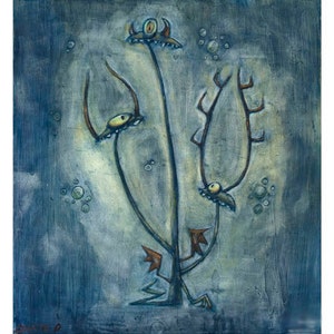 Louise three-headed monster print