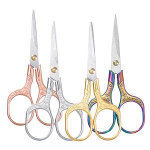 Very sharp vintage embroidery, sewing and craft scissors