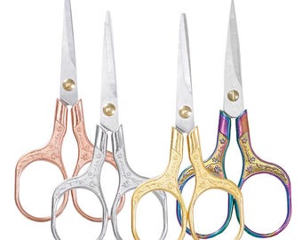 Very sharp vintage embroidery, sewing and craft scissors