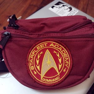 Star Trek Starfleet Academy command patch fanny pack hand sewn