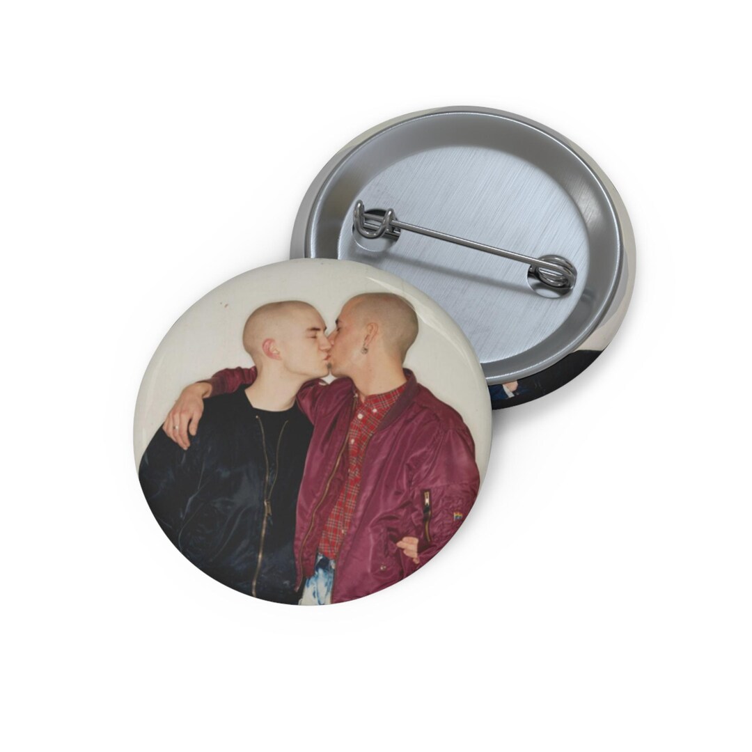 Skinhead Button Gay Skinhead Love Pin Button SHARP Badge - Etsy