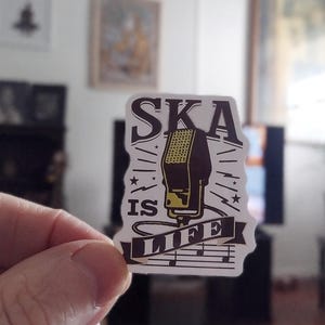 Ska is Life Sticker 2&quot; x 2&quot; 1 Rude Boy Rude Girl SHARP