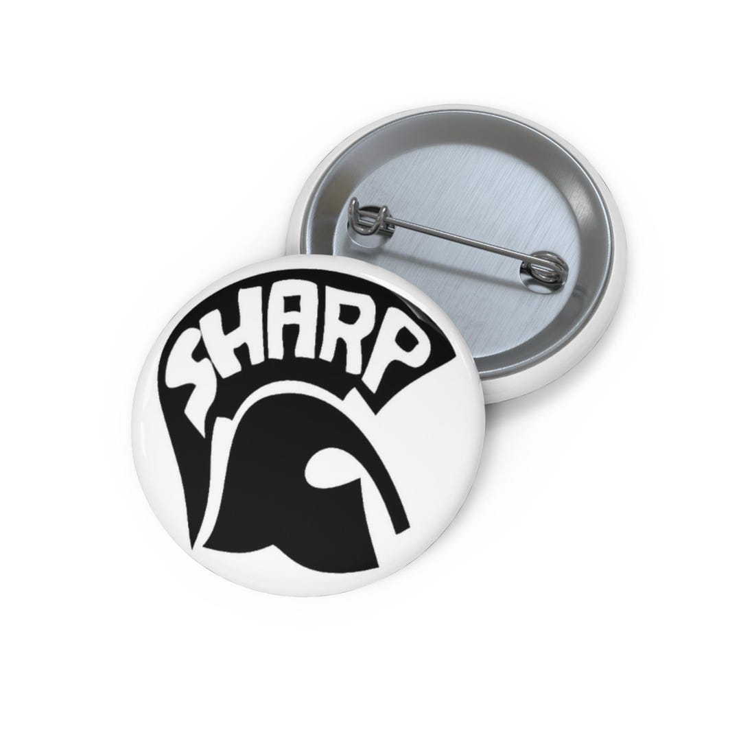 Skinhead Button SHARP Spartan Helmet Pin Skinhead Button - Etsy