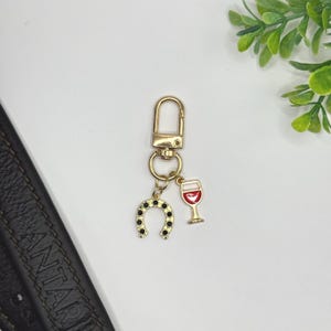 Lucky Red Wine Horse Bridle Charm