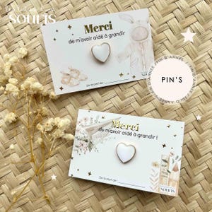 Regalo de fin de año | Primer agradecimiento | Pin de corazón