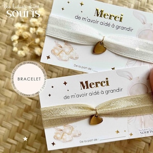 Cadeau de fin d'année | nounou & crèche | Bracelet + charm