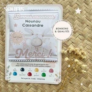 Cadeau de fin d'année | nounou & crèche | Sachet de bonbons