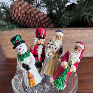 Vintage Christopher Radko Christmas Cheese Spreaders Set of 4