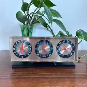 Vintage Springfield Desk Top Weather Station