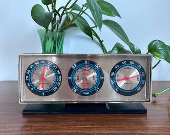 Estación meteorológica de escritorio Springfield vintage