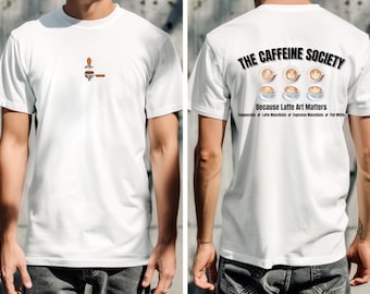 Coffee Coffee Love T-Shirt Latte Art – UNISEX – stylish cool barista shirt for coffee lovers – gift for espresso, cappuccino fans
