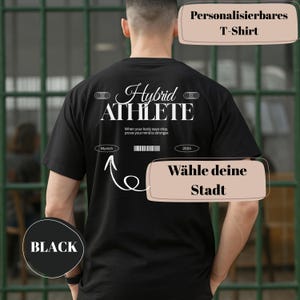 Hybrid Athlete Shirt for Hyrox & Functional Training Weigthlifting Fitness Gym Shirt Unisex Crossfit Gift for her him