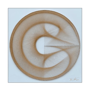Wall Art - Modern Geometric Wall Decor - Abstract String Art - Elegant Minimalist Home Decor - Gift for Her - Sacred Geometry Art