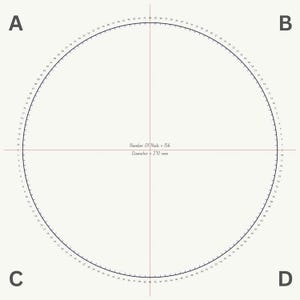 Custom String Art Template: Personalized Nailing Plan (PDF Download