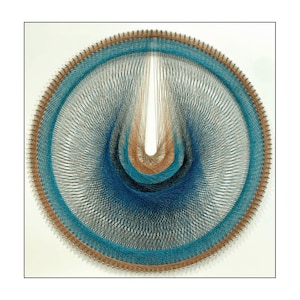 String Art Mandala: Sacred Geometry Wall Hanging - Meditation Decor