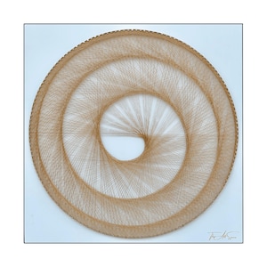 Wall Art - Modern Geometric Wall Decor - Abstract String Art - Elegant Minimalist Home Decor - Gift for Her - Sacred Geometry Art - Boho Art