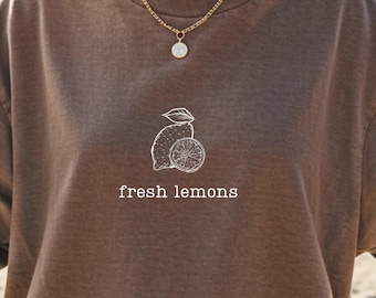 Fresh Lemons Comfort Colors Shirt: Italian Summer La Dolce Vita