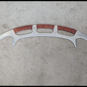 Star Trek Klingon Bat&#39;leth -Polish Steel, true Size metal Star Trek Cosplay